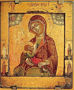 Икона Богородицы Барловская (Блаженное Чрево)