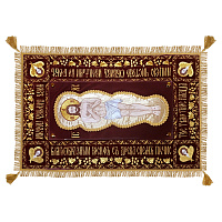 Плащаница Спасителя малая, натуральный бархат, 94х58 см