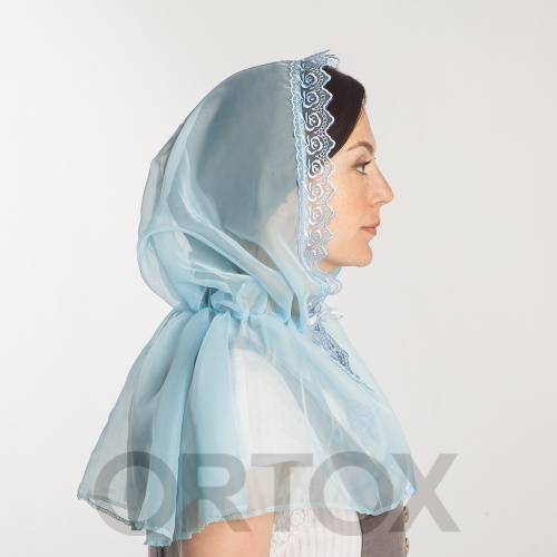Неспадаемый платок (капор), шелк, размер универсальный, цвет в ассортименте фото 3