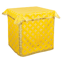 Облачение на престол с пеленой, шелк "Святительский", желтое с золотом Облачение на престол с пеленой, шелк "Святительский", желтое с золотом