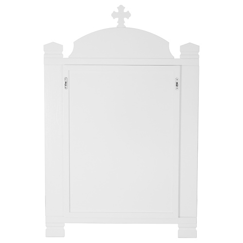 Киот настенный "Суздальский" белый с золотом (поталь), один модуль фото 5 Киот настенный "Суздальский" белый с золотом (поталь), один модуль фото 5