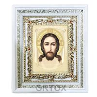 Икона Спасителя "Спас Нерукотворный", 24х28 см, багетная рамка
