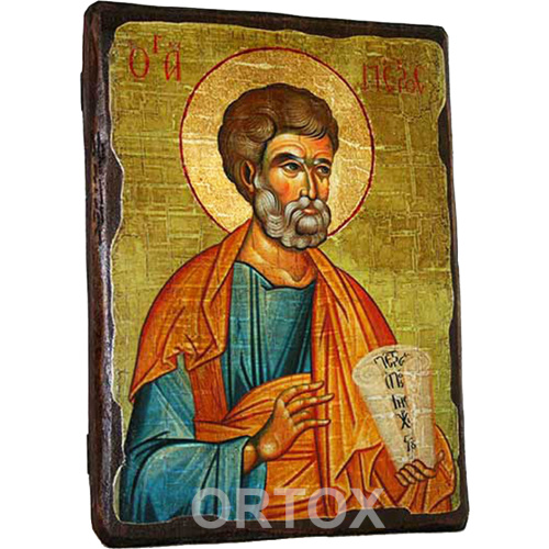 Икона апостола Петра, под старину №2 фото 4