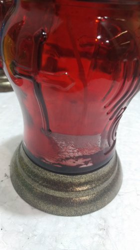 Лампада неугасимая (фонарик), цвет микс, высота 17,3 см, У-1178 фото 6