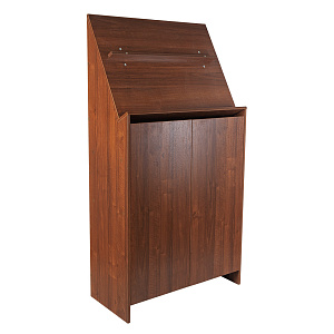 Аналой клиросный "Самарский", 90х40х170 см (ноче экко, с дверками)