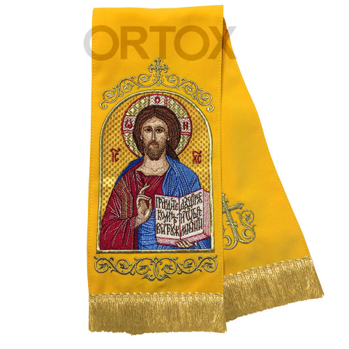 Закладки для Евангелия цветные с иконой Спасителя 160х14,5 см фото 3