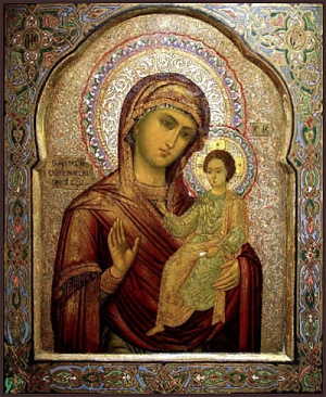 Икона Богородицы «Одигитрия» Седмиезерная