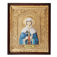 Икона большая храмовая мученицы Лидии Иллирийской, прямая рама