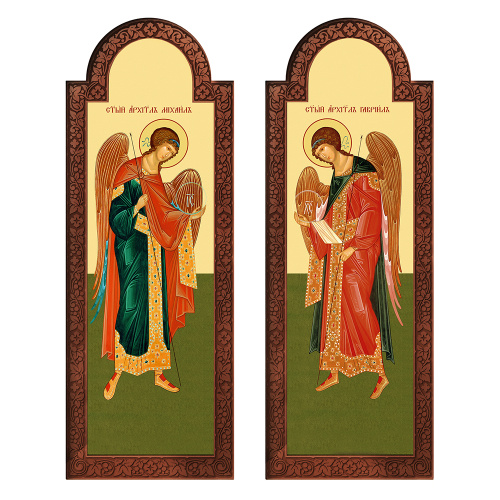Диаконская дверь для "Суздальского" иконостаса, цвет "кипарис" фото 3