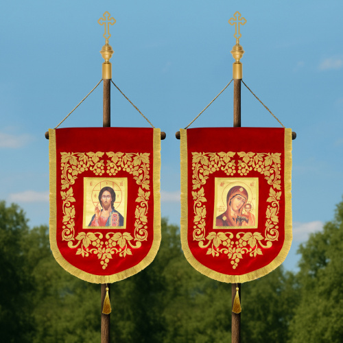 Хоругви малые вышитые, 45х65 см фото 8