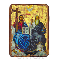Икона Троицы Новозаветной, под старину