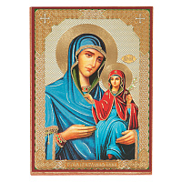 Икона праведной Анны, матери Пресвятой Богородицы, МДФ №1, 6х9 см