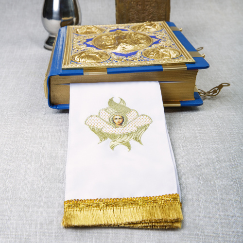 Закладка для Евангелия с вышитым херувимом, 150х13 см фото 10