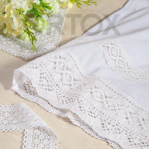 Рубашка для крещения "Дашенька" белая из батиста, размер в ассортименте фото 8