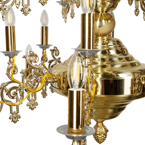 Паникадило "Фаворское" на 36 свечей, диаметр 95 см, высота 150 см фото 6