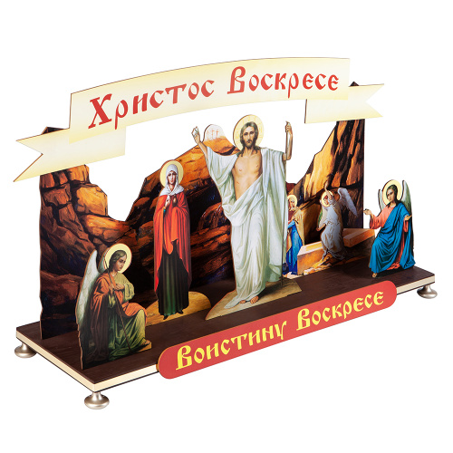 Пасхальная композиция, ДСП, пластик, 78х24х50 см фото 2