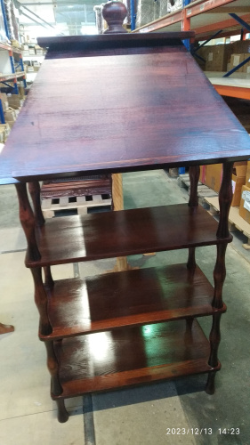 Аналой клиросный открытый темный, с полками, 90х60х150 см, У-1047 фото 4