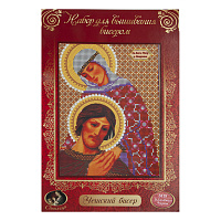 Набор для вышивания бисером "Икона благоверных князя Петра и княгини Февронии", 19х24 см