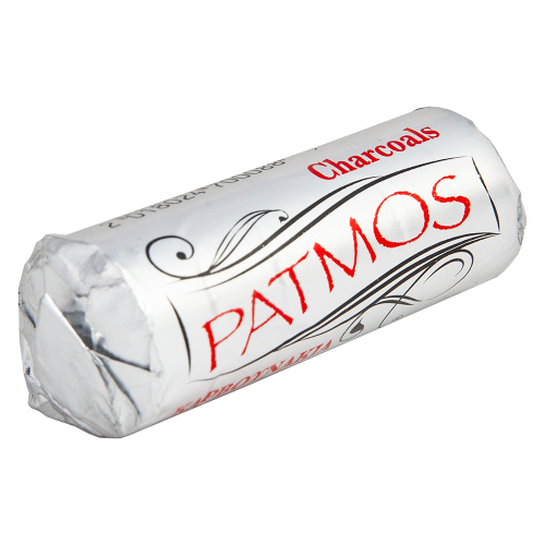 Уголь кадильный быстроразжигаемый "Patmos", 6 таблеток, Ø 27 мм фото 2 Уголь кадильный быстроразжигаемый "Patmos", 6 таблеток, Ø 27 мм фото 2