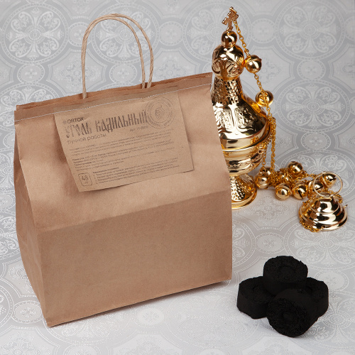 Уголь кадильный "Кедровый", 48 таблеток, Ø 55 мм Уголь кадильный "Кедровый", 48 таблеток, Ø 55 мм