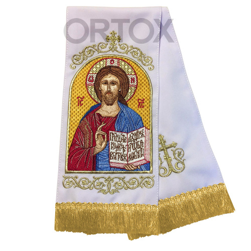 Закладка для Евангелия с иконой Спасителя, 160х14,5 см фото 4