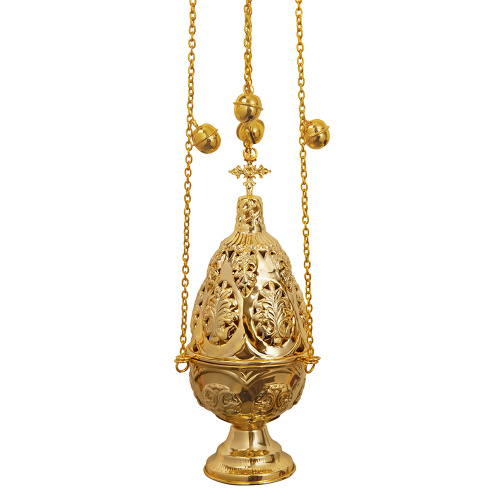 Кадило № 41, латунь, покрытие под золото, 13,5х28 см фото 9 Кадило № 41, латунь, покрытие под золото, 13,5х28 см фото 9