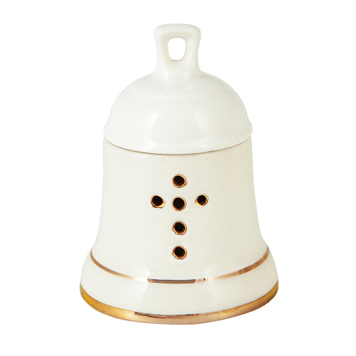 Просфорница фарфоровая белая, 9,3х12,5 см фото 7