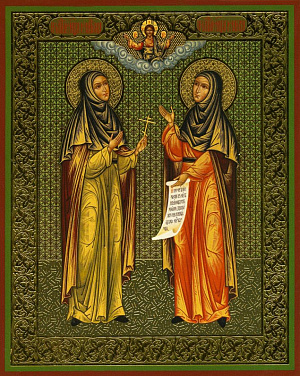 Преподобномученицы Мария и Матрона Грошевы, послушницы