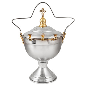 Водосвятная чаша на 2,5 л, 32х33 см, У 3-0193 (пищевая нерж. сталь)