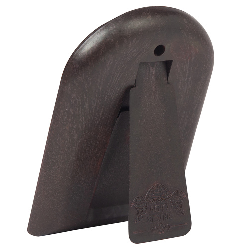 Икона греческая великомученика и целителя Пантелеимона, арочной формы на пластиковой основе, металлический оклад, 4,8x6,5 см фото 3 Икона греческая великомученика и целителя Пантелеимона, арочной формы на пластиковой основе, металлический оклад, 4,8x6,5 см фото 3