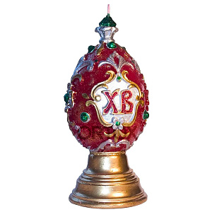 Свеча декоративная "Пасхальное яйцо", высота 17 см (парафин)