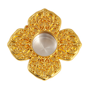 Мощевик врезной, цинковый сплав, Ø 50/17 мм (средний вес 27 г)