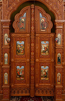 Царские врата иконостаса церкви Алексия, человека Божия, п. Золотухино