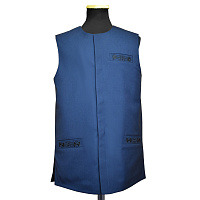 Жилет для священнослужителей темно-синий на подкладе, полушерсть, три кармана