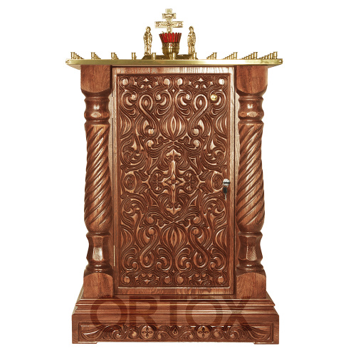 Панихидный стол на 70 свечей "Костромской" светлый, 70х50х93 см фото 2