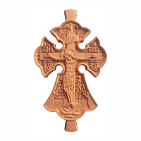 Крест параманный деревянный, груша, 5х8,5 см