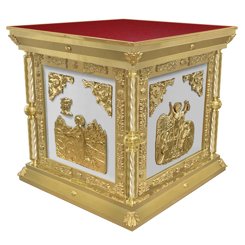 Облачение на престол "Сионское", литье, высота 105 см