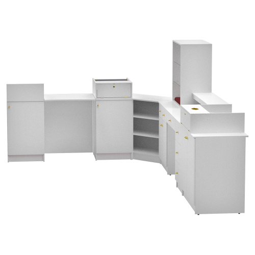 Свечная лавка "Самарская". Компоновка №5 белая фото 5