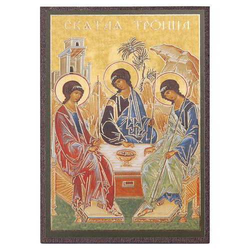 Икона Святой Троицы, МДФ