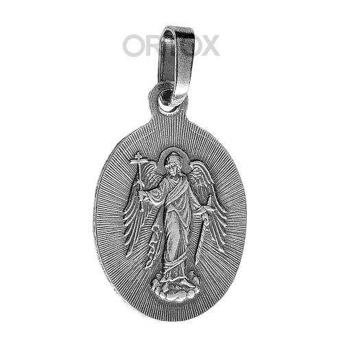 Образок мельхиоровый с ликом великомученицы Анастасии Узорешительницы, серебрение фото 3