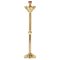 Подсвечник напольный на 24 свечи, диаметр 30 см, высота 129,5 см, У 3-3497