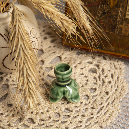 Подсвечник настольный керамический "Тюльпан", 3,1х3 см фото 6