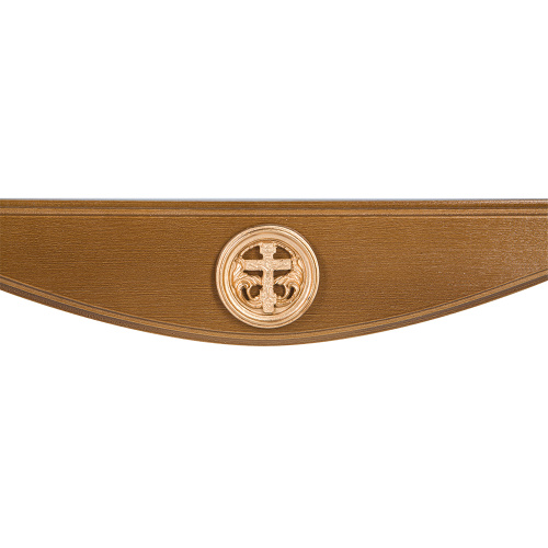 Полка для икон прямая одноярусная, цвет орех, 50х12х11 cм фото 4 Полка для икон прямая одноярусная, цвет орех, 50х12х11 cм фото 4