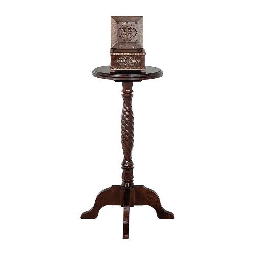 Подставка церковная выносная "Ивановская" темная круглая, высота 90 см фото 2