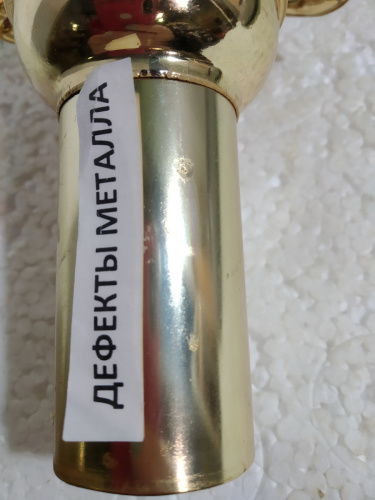 Фонарь церковный пасхальный латунный, 20х20х50 см, У 11-0225 фото 5