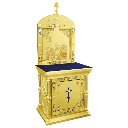 Жертвенник с иконой "Моление о чаше" в киоте, литье, 90х70х97 см фото 2 Жертвенник с иконой "Моление о чаше" в киоте, литье, 90х70х97 см фото 2
