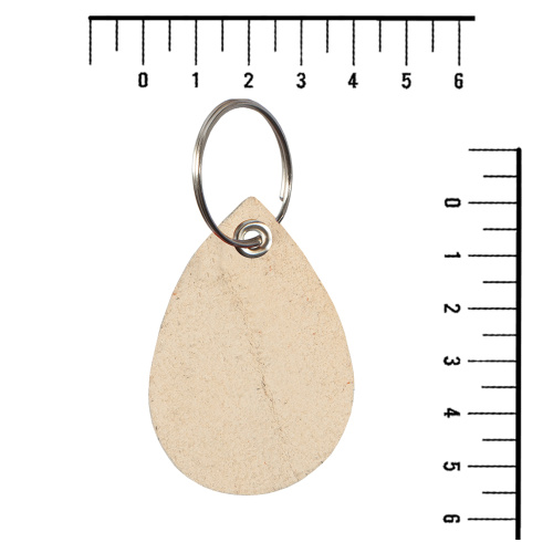 Брелок кожаный "Капля" с тиснением процветшего креста фото 4 Брелок кожаный "Капля" с тиснением процветшего креста фото 4