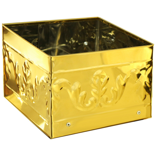 Ящик для огарков "Иерусалимский" металлический, 1 отделение, 15х15х12 см