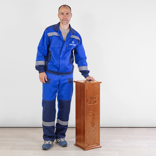 Ящик для пожертвований "Макарьевский" светлый, 25х25х80 см фото 8