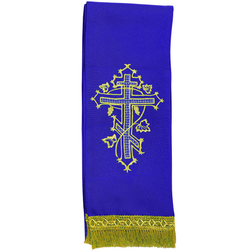 Закладка для Евангелия красная, костюмная ткань, 150х13 см фото 2